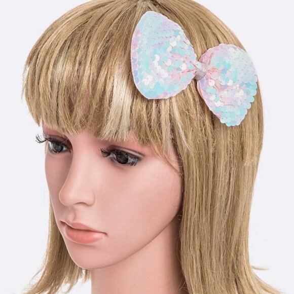 24 PC Sequins Bow Set - Assorted - Picture 4 of 4